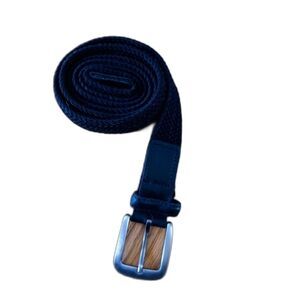 Nickel Free black woven 36 inches belt leather